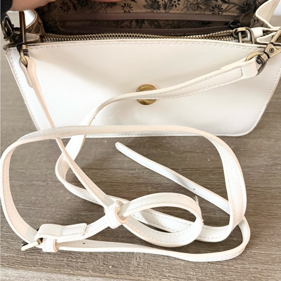 Joy Susan Aria Ring Bag with Crossbody Strap in Off White - Picture 5 of 10